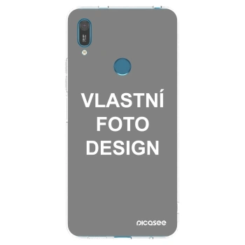 Picasee silikonový průhledný obal pro Huawei Y7 2019 - Vlastní fotka/motiv