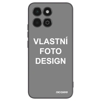Picasee silikonový černý obal pro Honor 200 Smart 5G - Vlastní fotka/motiv