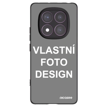 Picasee silikonový černý obal pro Xiaomi Redmi Note 14 Pro 4G - Vlastní fotka/motiv