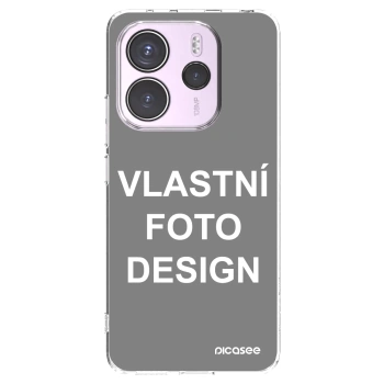 Picasee silikonový průhledný obal pro Xiaomi Redmi Note 14 4G - Vlastní fotka/motiv