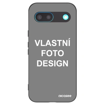 Picasee silikonový černý obal pro Google Pixel 8 - Vlastní fotka/motiv