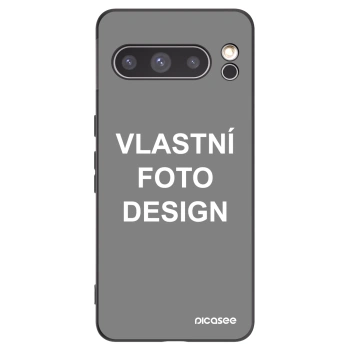 Picasee silikonový černý obal pro Google Pixel 8 Pro - Vlastní fotka/motiv