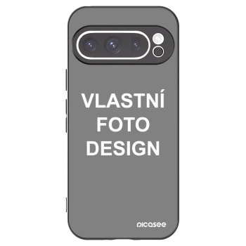 Picasee silikonový černý obal pro Google Pixel 9 Pro - Vlastní fotka/motiv