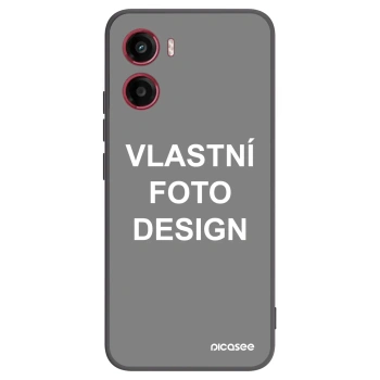 Picasee silikonový černý obal pro Motorola Moto G05 - Vlastní fotka/motiv