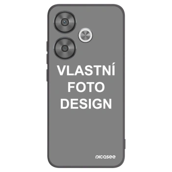 Picasee silikonový černý obal pro Xiaomi Poco F6 - Vlastní fotka/motiv