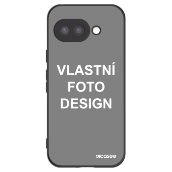 Picasee silikonový černý obal pro Google Pixel 9a - Vlastní fotka/motiv
