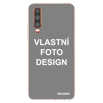 Picasee silikonový průhledný obal pro Huawei P30 - Vlastní fotka/motiv