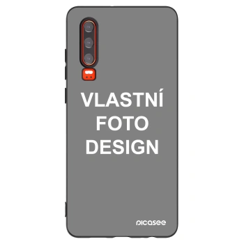 Picasee silikonový černý obal pro Huawei P30 - Vlastní fotka/motiv