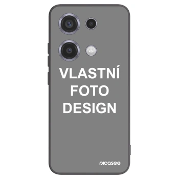 Picasee silikonový černý obal pro Xiaomi Redmi Note 14S - Vlastní fotka/motiv