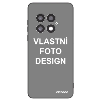 Picasee silikonový černý obal pro OnePlus 13 5G - Vlastní fotka/motiv