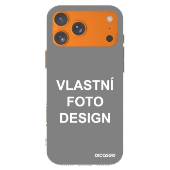 Picasee silikonový průhledný obal pro Apple iPhone 17 Pro Max - Vlastní fotka/motiv