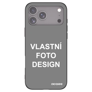Picasee silikonový černý obal pro Apple iPhone 17 Pro Max - Vlastní fotka/motiv