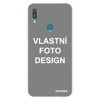 Picasee silikonový průhledný obal pro Huawei Y6 2019 - Vlastní fotka/motiv