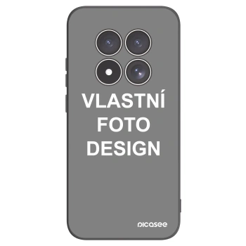 Picasee silikonový černý obal pro Xiaomi Redmi Note 15 Pro 4G - Vlastní fotka/motiv