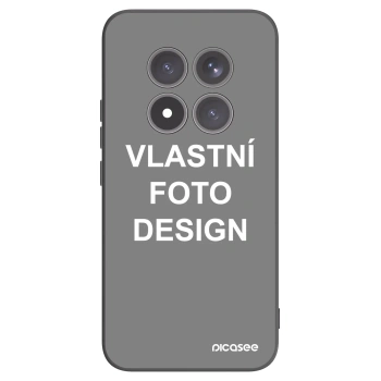 Picasee silikonový černý obal pro Xiaomi Redmi Note 15 Pro+ - Vlastní fotka/motiv