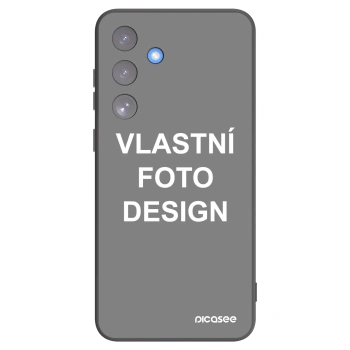 Picasee silikonový černý obal pro Samsung Galaxy S25 FE 5G - Vlastní fotka/motiv