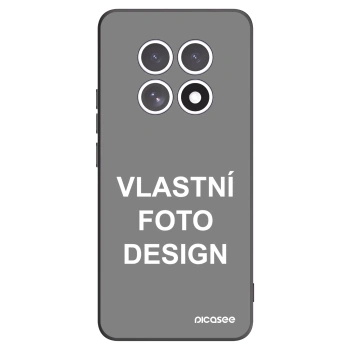 Picasee silikonový černý obal pro Xiaomi Redmi Note 15 - Vlastní fotka/motiv