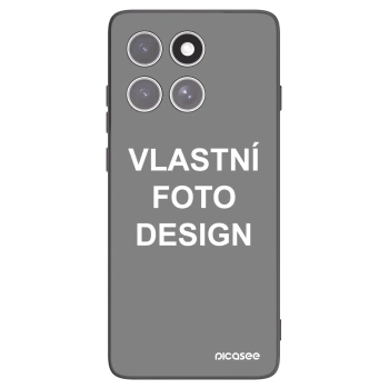 Picasee silikonový černý obal pro Motorola Edge 60 Fusion - Vlastní fotka/motiv