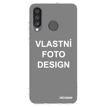 Picasee silikonový průhledný obal pro Huawei P30 Lite - Vlastní fotka/motiv