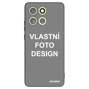 Picasee silikonový černý obal pro Motorola Moto G86 Power 5G - Vlastní fotka/motiv
