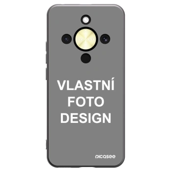 Picasee silikonový černý obal pro Honor Magic8 Lite 5G - Vlastní fotka/motiv