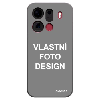 Picasee silikonový černý obal pro OPPO Find X9 Pro - Vlastní fotka/motiv