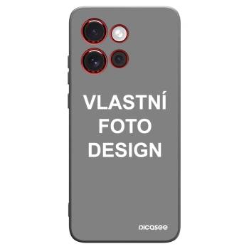 Picasee silikonový černý obal pro Motorola Edge 60 Neo 5G - Vlastní fotka/motiv