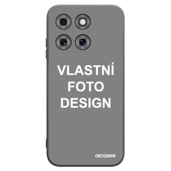 Picasee silikonový černý obal pro Motorola Moto G77 - Vlastní fotka/motiv