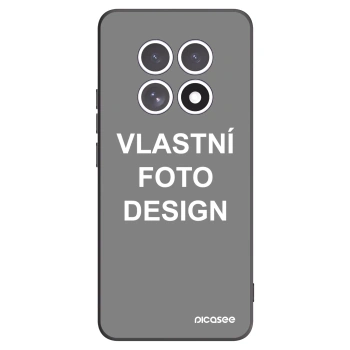 Picasee silikonový černý obal pro Xiaomi Redmi Note 15 5G - Vlastní fotka/motiv