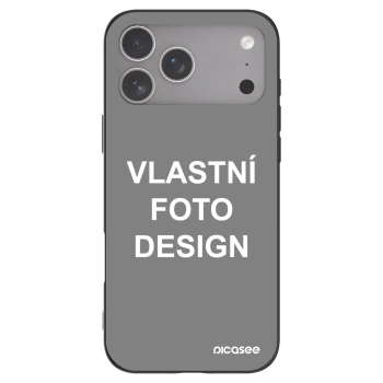 Picasee silikonový černý obal pro Apple iPhone 18 Pro Max - Vlastní fotka/motiv