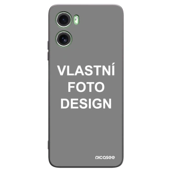 Picasee silikonový černý obal pro Motorola Moto G06 - Vlastní fotka/motiv