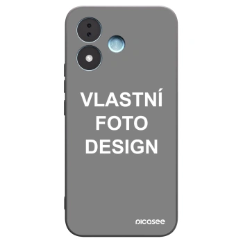 Picasee silikonový černý obal pro Xiaomi Redmi Note 17 5G - Vlastní fotka/motiv