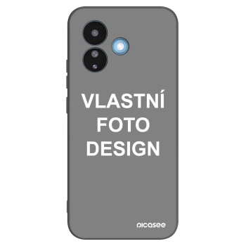 Picasee silikonový černý obal pro Xiaomi Redmi Note 17 Pro 5G - Vlastní fotka/motiv