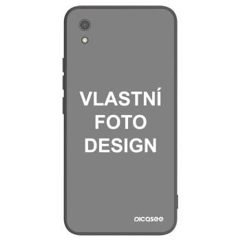 Picasee silikonový černý obal pro Xiaomi Redmi 7A - Vlastní fotka/motiv