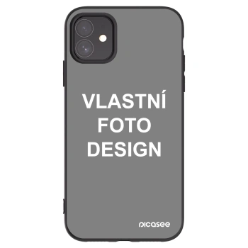 Picasee silikonový černý obal pro Apple iPhone 11 - Vlastní fotka/motiv