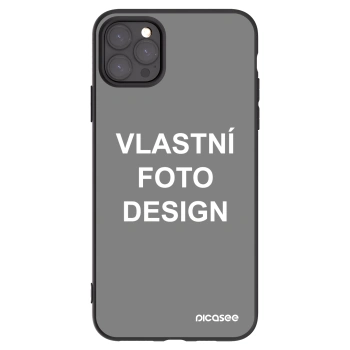 Picasee silikonový černý obal pro Apple iPhone 11 Pro Max - Vlastní fotka/motiv