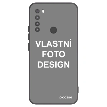 Picasee silikonový černý obal pro Xiaomi Redmi Note 8 - Vlastní fotka/motiv