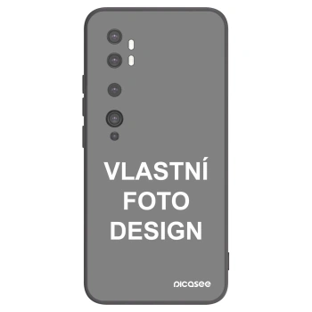 Picasee silikonový černý obal pro Xiaomi Mi Note 10 (Pro) - Vlastní fotka/motiv