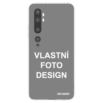 Picasee silikonový průhledný obal pro Xiaomi Mi Note 10 (Pro) - Vlastní fotka/motiv