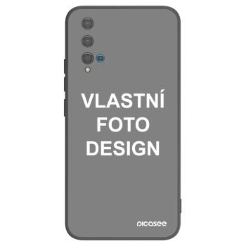 Picasee silikonový černý obal pro Huawei Nova 5T - Vlastní fotka/motiv