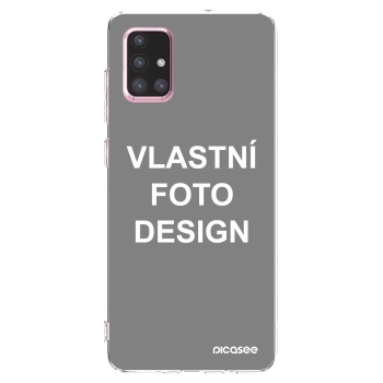 Picasee silikonový průhledný obal pro Samsung Galaxy A71 A715F - Vlastní fotka/motiv