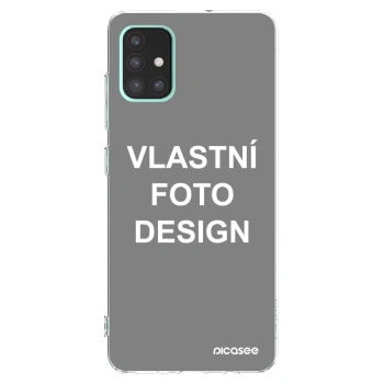 Picasee silikonový průhledný obal pro Samsung Galaxy A51 A515F - Vlastní fotka/motiv