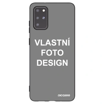 Picasee silikonový černý obal pro Samsung Galaxy S20+ G985F - Vlastní fotka/motiv