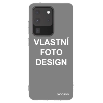 Picasee silikonový průhledný obal pro Samsung Galaxy S20 Ultra 5G G988F - Vlastní fotka/motiv