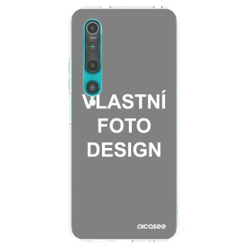 Picasee silikonový průhledný obal pro Xiaomi Mi 10 - Vlastní fotka/motiv