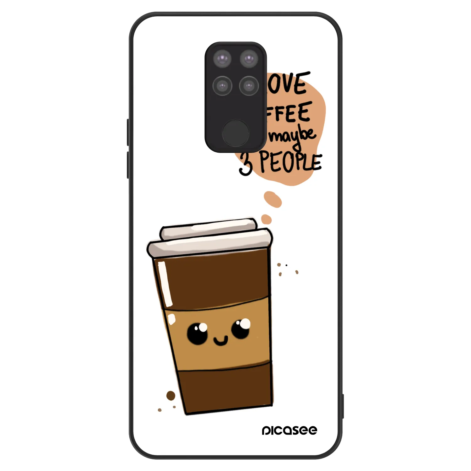 Picasee ULTIMATE CASE pro Xiaomi Redmi Note 9 - Cute coffee