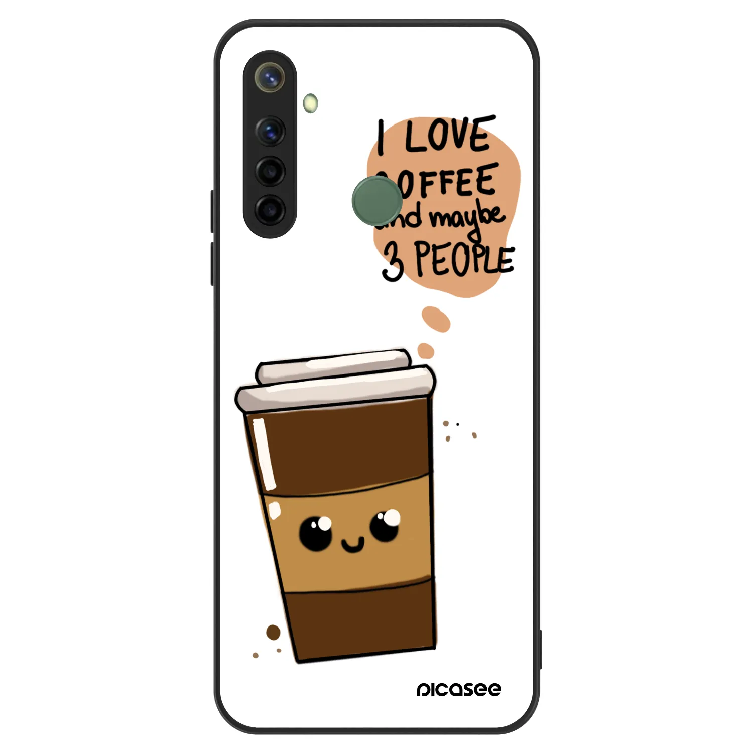 Picasee ULTIMATE CASE pro Realme 6i - Cute coffee