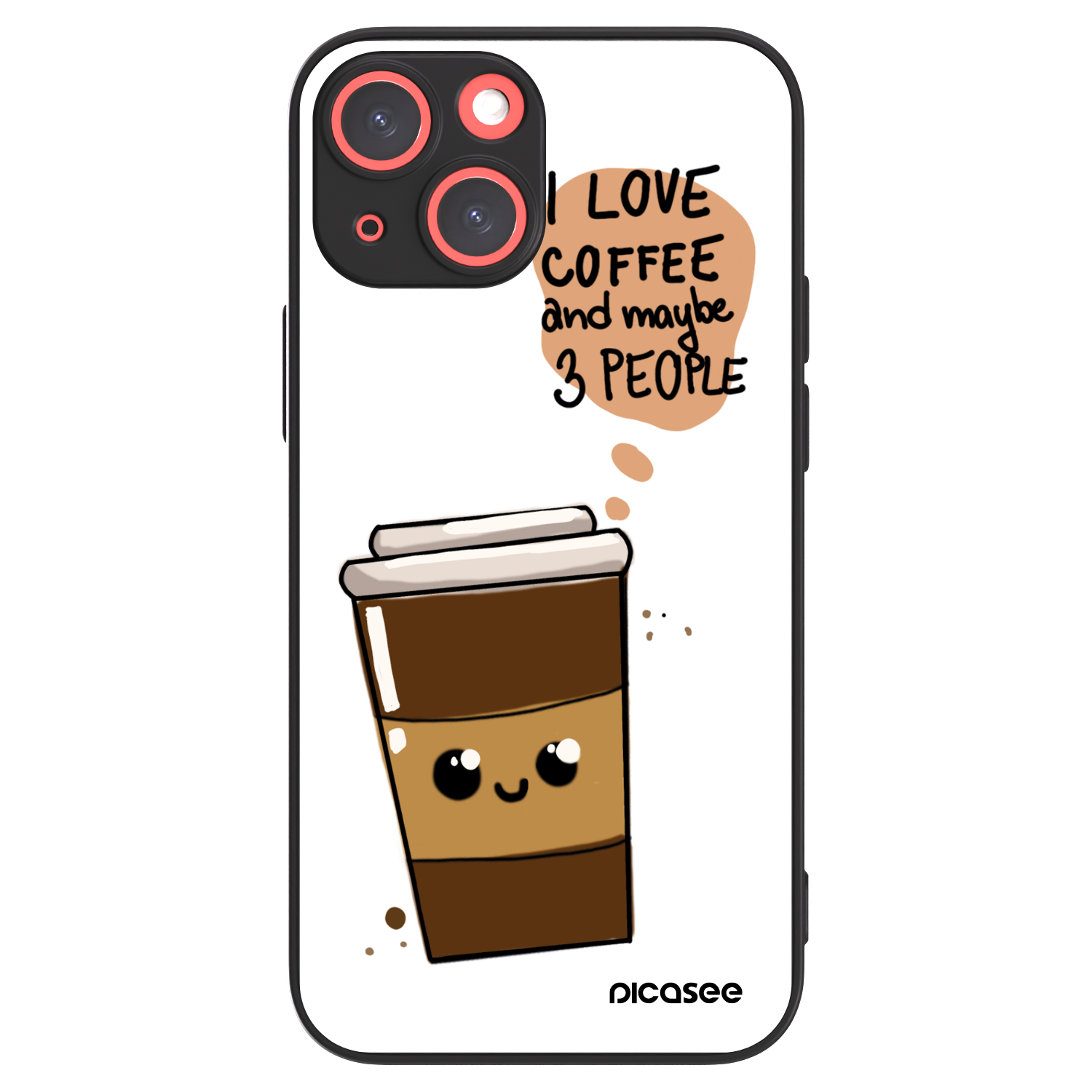 Picasee ULTIMATE CASE pro Apple iPhone 13 mini - Cute coffee
