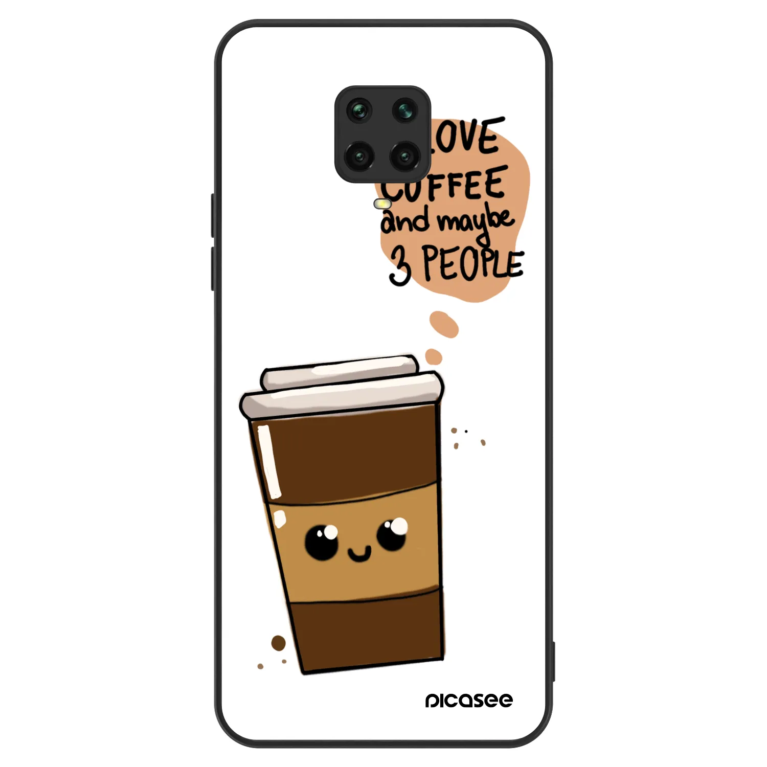 Picasee ULTIMATE CASE pro Xiaomi Redmi Note 9S - Cute coffee