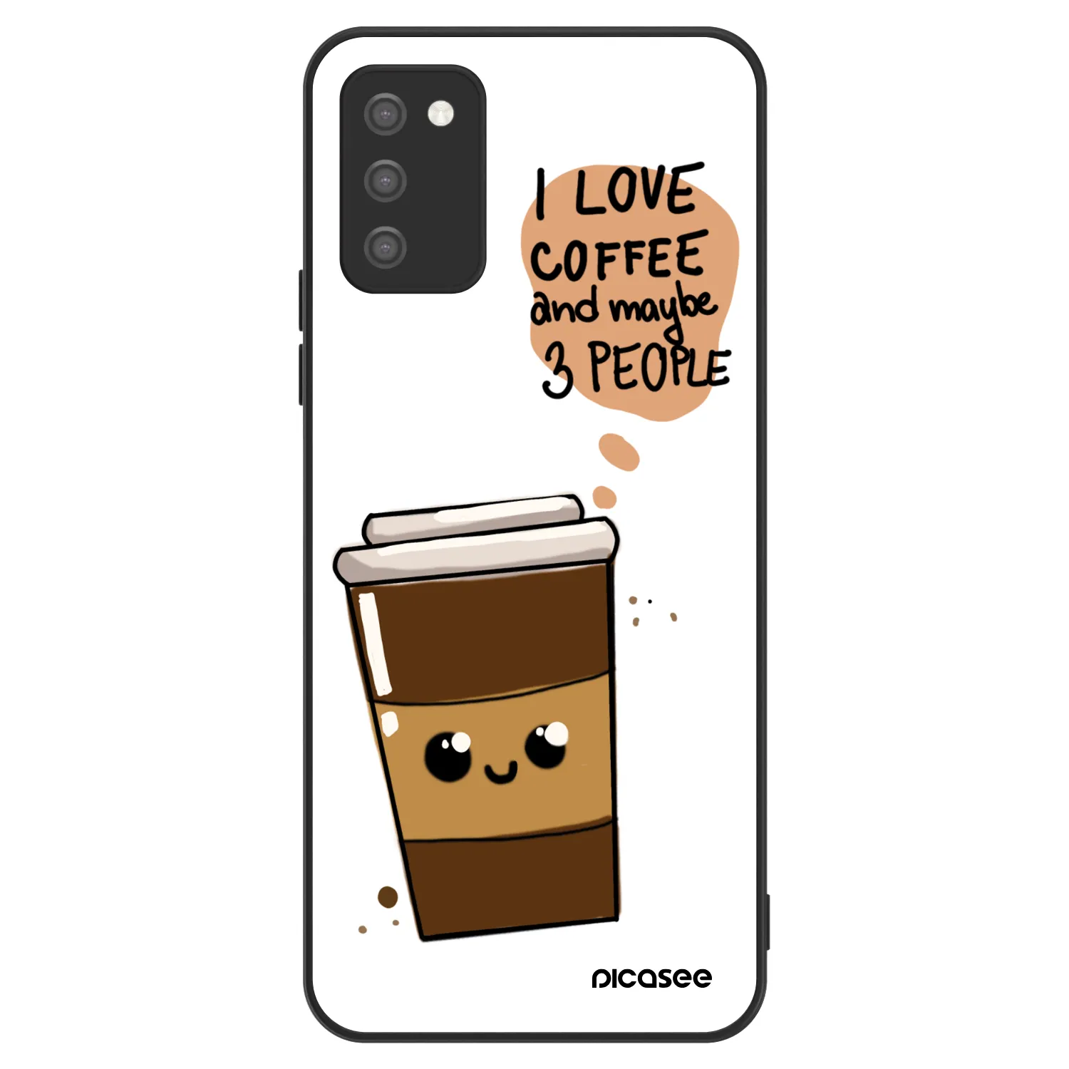 Picasee ULTIMATE CASE pro Samsung Galaxy A02s A025G - Cute coffee